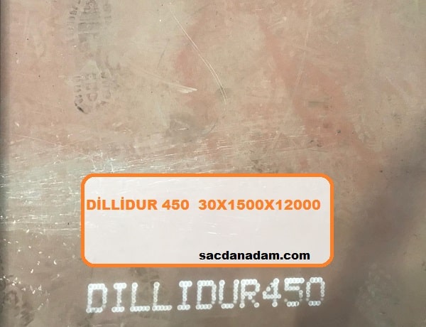 Dillidur 450 30mm 1500x12000