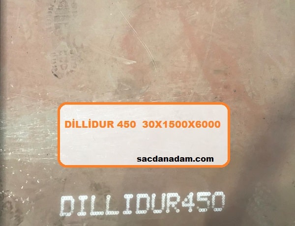 Dillidur 450 30mm 1500x6000