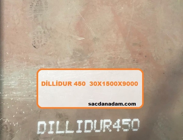 Dillidur 450 30mm 1500x9000