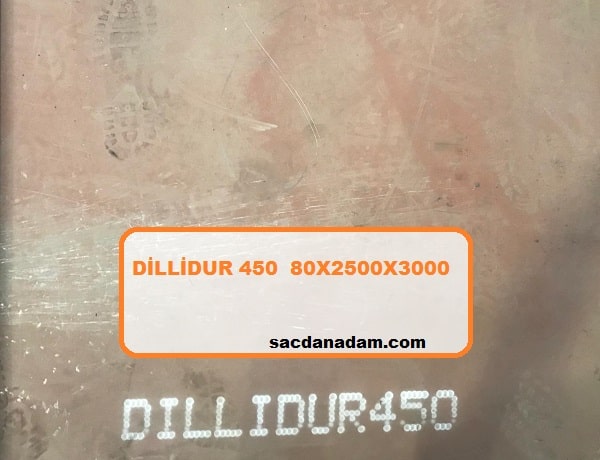 Dillidur 450 80mm 2500x3000