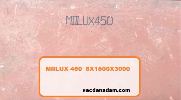 Miilux 450 8mm 1500x3000