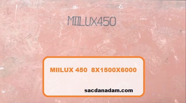 Miilux 450 8mm 1500x6000