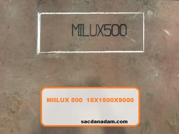 Miilux 500 15mm 1500x9000