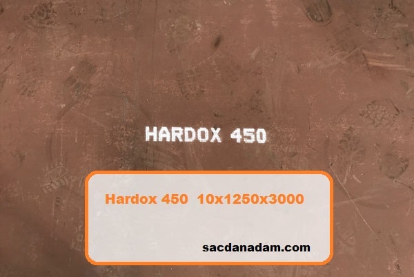 Hardox 450 10mm 1250x3000