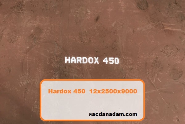 Hardox 450 12mm 2500x9000