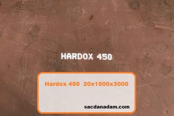 Hardox 450 20mm 1500x3000