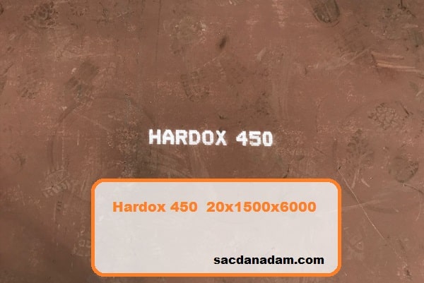 Hardox 450 20mm 1500x6000