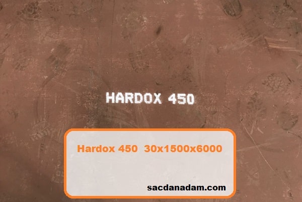 Hardox 450 30mm 1500x6000