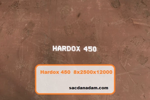 Hardox 450 8mm 2500x12000